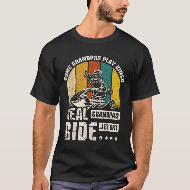 Camiseta Real Grandpas Ride Jet Ski (Anverso)