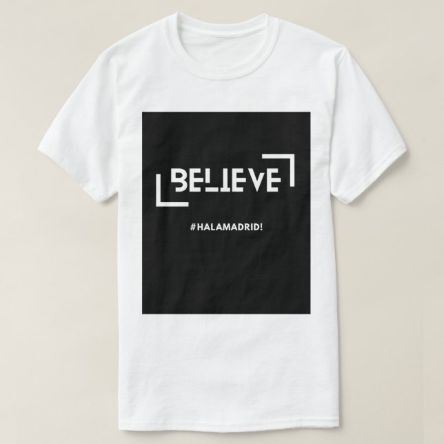 Camiseta Real Madrid fan merch (Diseño del anverso)