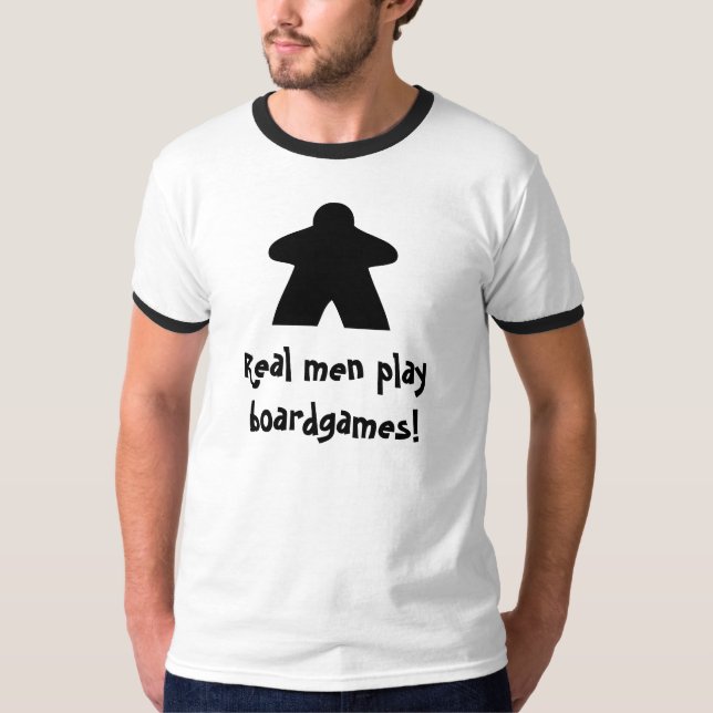Camiseta Real men boardgames play! (Anverso)