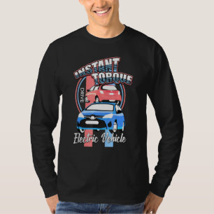 Camiseta Real Men conduce el coche eléctrico E-Car Plug-In