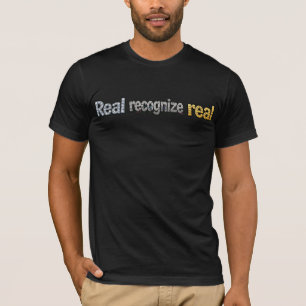 Camiseta "Real Reconoce Real" Diamante, Hormigón Agrietado