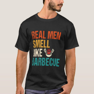 Camiseta Real Smell Like Barbecue Barbecuing Grilling Bbq