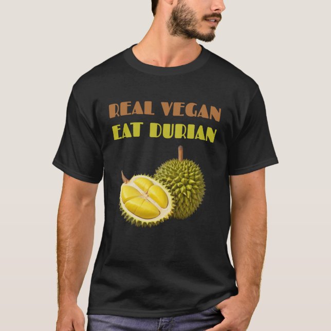 Camiseta Real Vegan Eat Durian (Anverso)