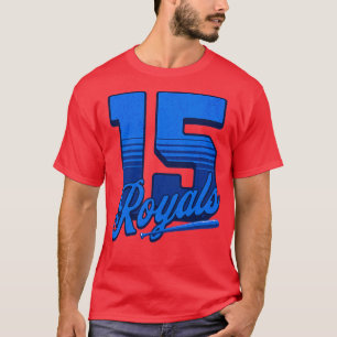 Camiseta Reales número de la ciudad de Kansas