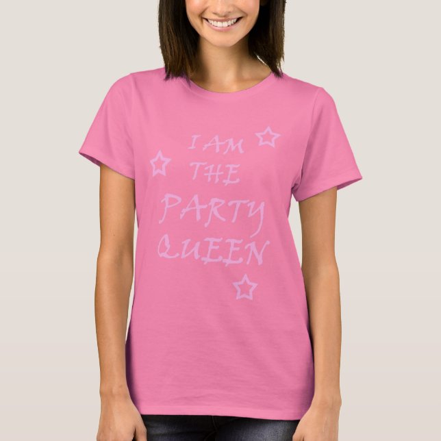 Camiseta realeza de fiesta (Anverso)