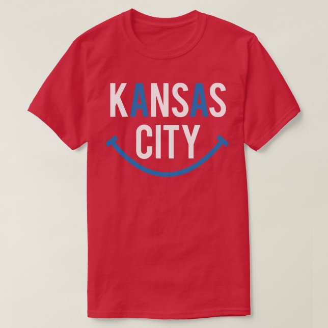 Camiseta Realeza de Kansas City Smile (Diseño del anverso)