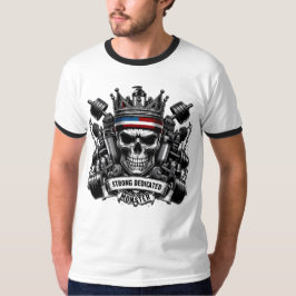 Camiseta Realeza del Gimnasio Fuerte Dedicada Corona de Crá