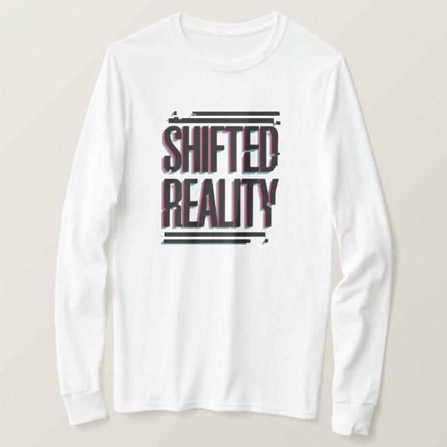 Camiseta Realidad cambiada - Brillante en la línea de tiemp (Anverso del diseño)