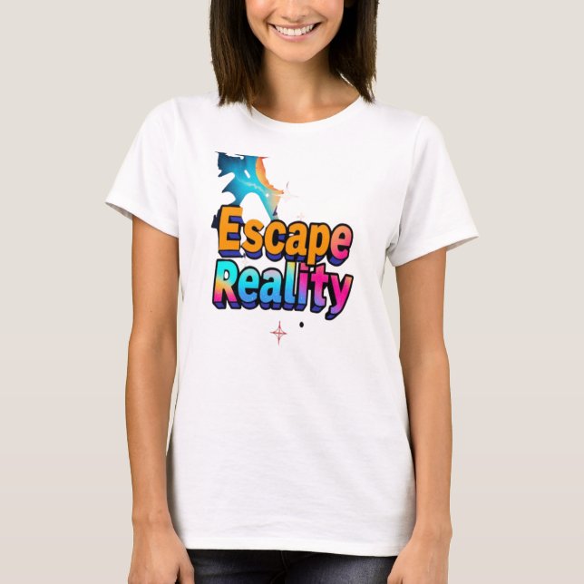 Camiseta Realidad de escape - Sueño más allá de los límites (Anverso)