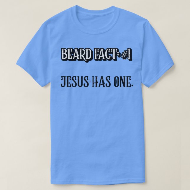 Camiseta Realidad de la barba 1 (Diseño del anverso)