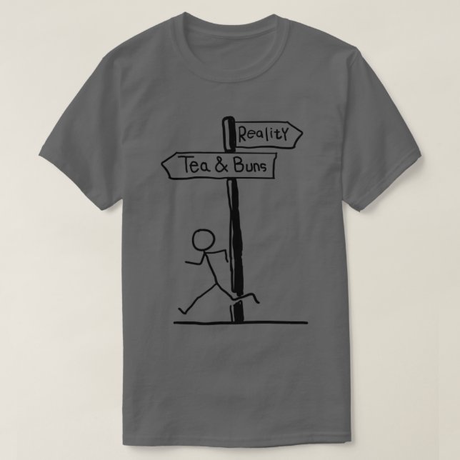 Camiseta Realidad de los bollos de té (Diseño del anverso)