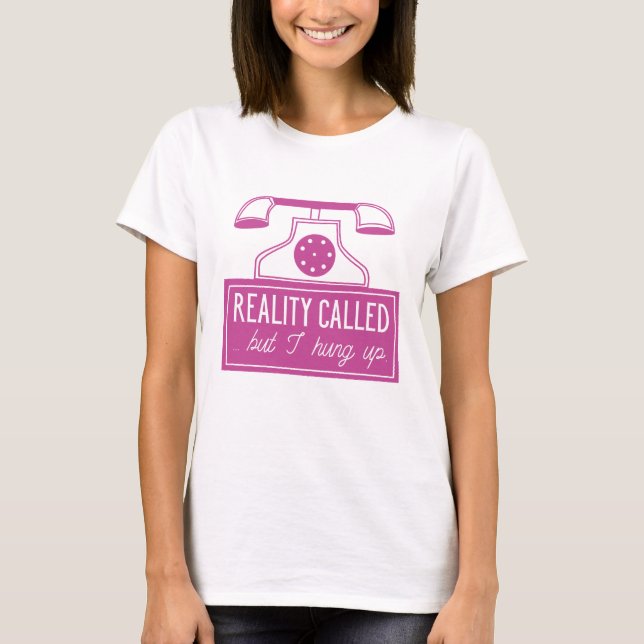 Camiseta Realidad llamada (Anverso)