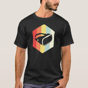 Camiseta Realidad virtual de vintage Retro Vr Developer Gam