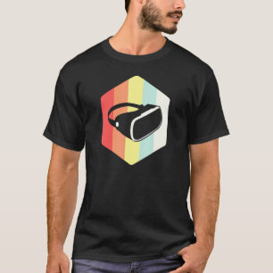 Camiseta Realidad virtual de vintage Retro Vr Developer Gam