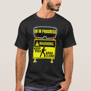 Camiseta Realidad Virtual En Progreso Vr Misión De Juegos Q