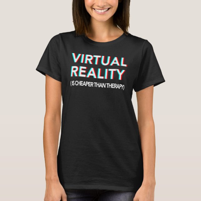 Camiseta Realidad Virtual Para Los Programadores De Vr Game (Anverso)