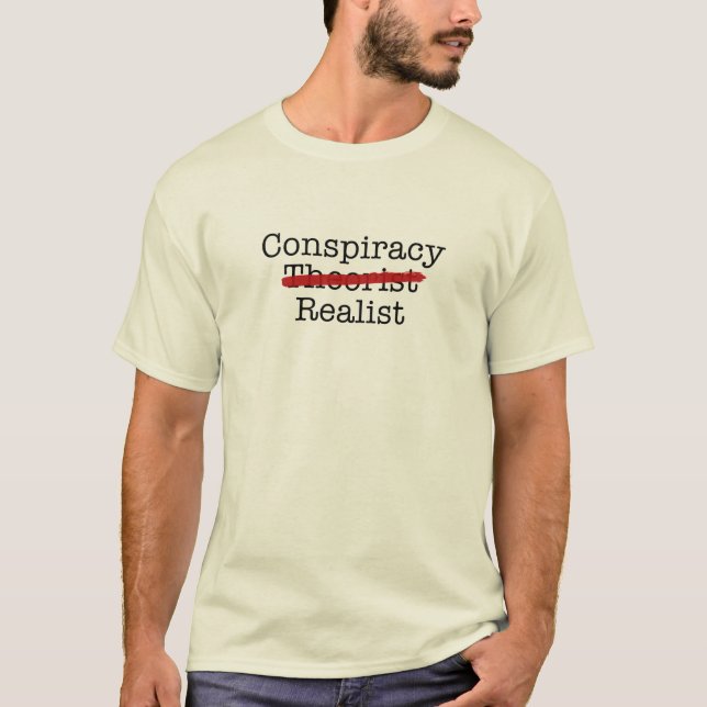 Camiseta Realista de la conspiración (Anverso)