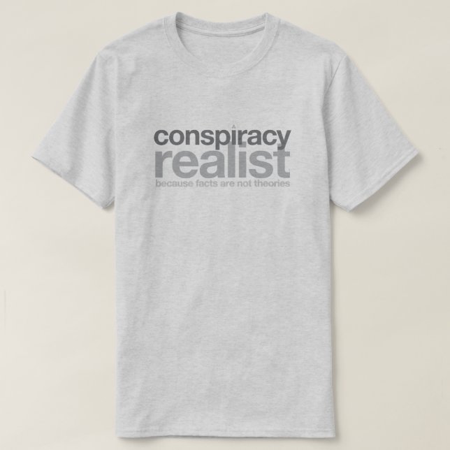 Camiseta Realista de la conspiración II (Diseño del anverso)
