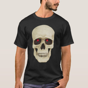 Camiseta realista del cráneo