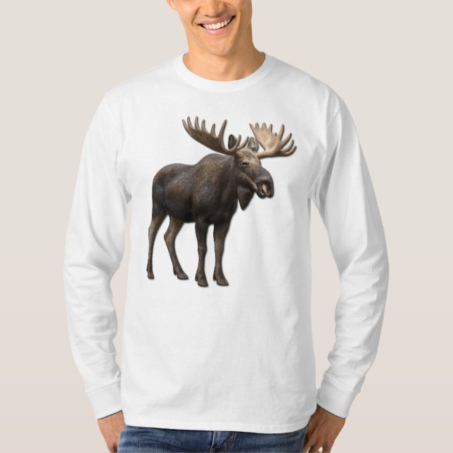 CAMISETA REALISTIC MOOSE DESIGN. SAMER BRASIL (Anverso)