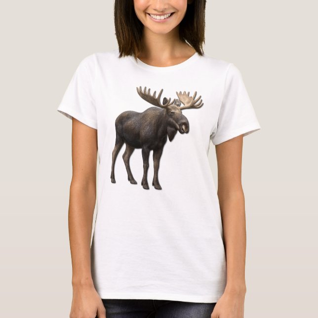 CAMISETA REALISTIC MOOSE DESIGN. SAMER BRASIL (Anverso)