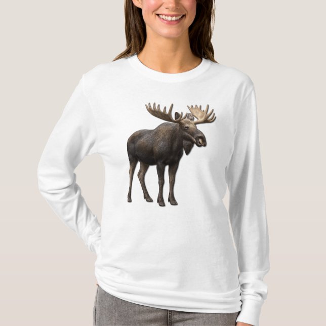 CAMISETA REALISTIC MOOSE DESIGN. SAMER BRASIL (Anverso)