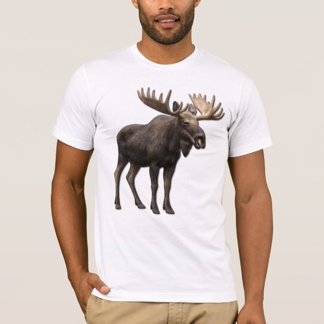 CAMISETA REALISTIC MOOSE DESIGN. SAMER BRASIL (Anverso)