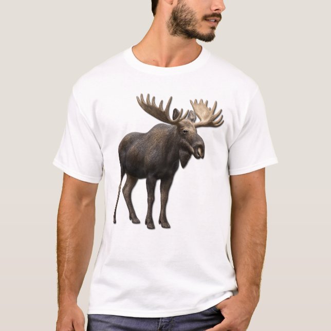 CAMISETA REALISTIC MOOSE DESIGN. SAMER BRASIL (Anverso)