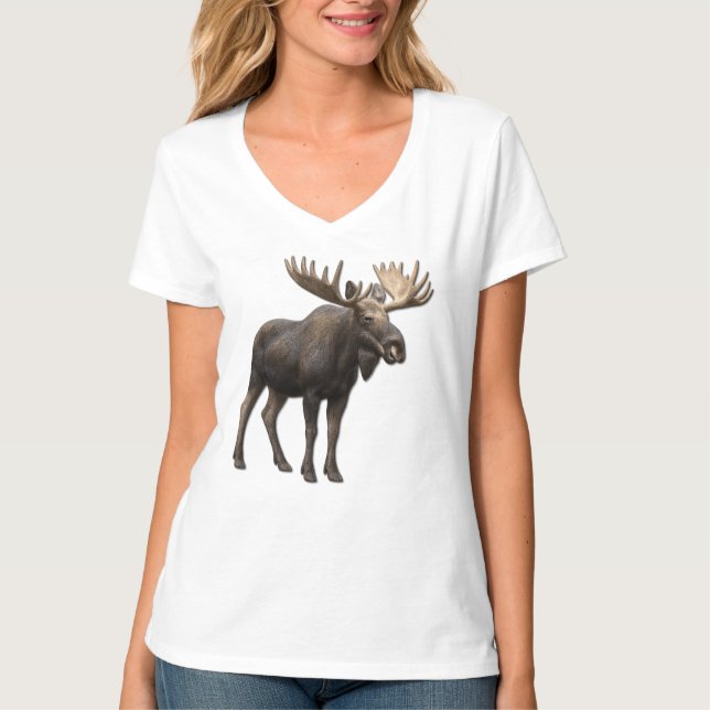 CAMISETA REALISTIC MOOSE DESIGN. SAMER BRASIL (Anverso)