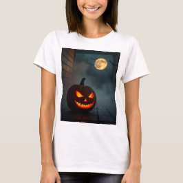Camiseta Realistic Pumpkin Glow – Scary & Stunning Look
