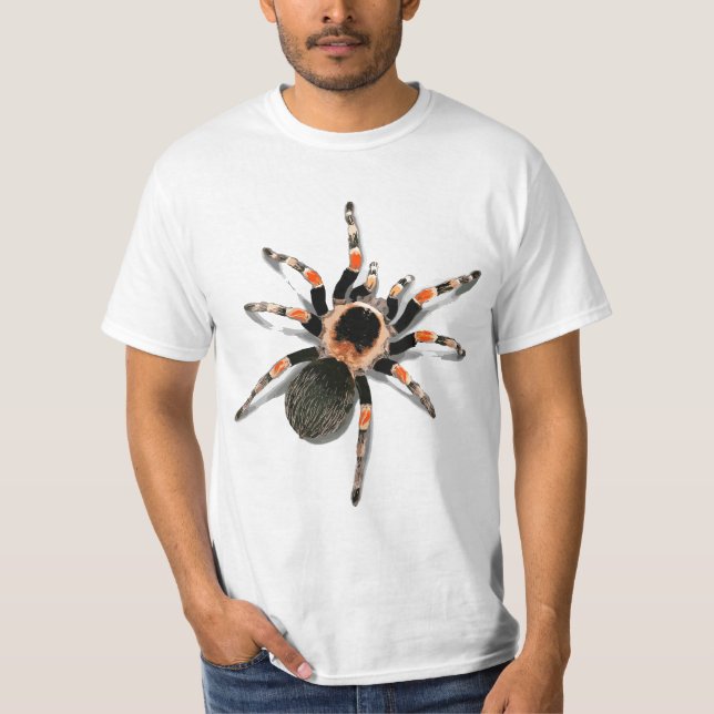 Camiseta Realistic Red Knee Tarantula  (Anverso)