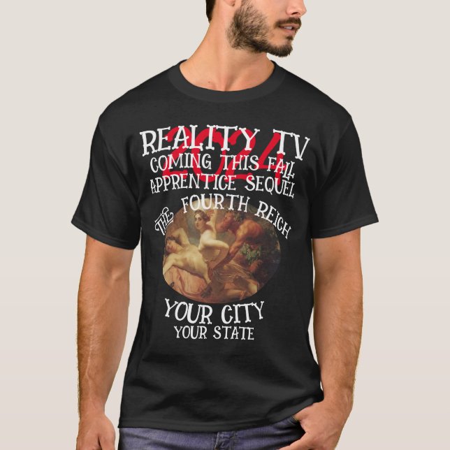 CAMISETA REALITY TV CUARTO REICH ESTE TERCER OTOÑO (Anverso)
