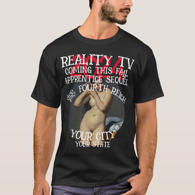 CAMISETA REALITY TV CUARTO REICH ESTE TERCER OTOÑO (Anverso)