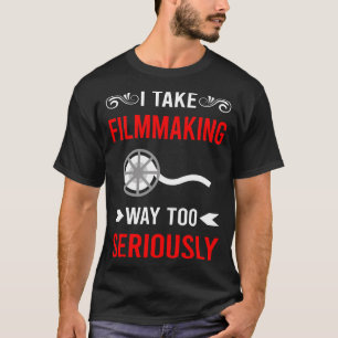 Camiseta Realización de Cine Serio Hacedor de Películas