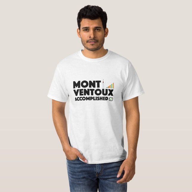 Camiseta realizada de Mont Ventoux (Anverso completo)