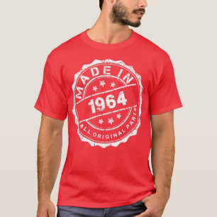CAMISETA REALIZADA EN 1964 EN TODAS LAS PARTES ORIGINALES