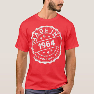 CAMISETA REALIZADA EN 1964 EN TODAS LAS PARTES ORIGINALES