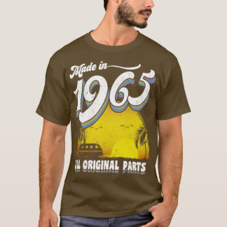 Camiseta Realizado en 1965 Todas las piezas originales rega