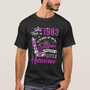 Camiseta Realizado En 1983 Regalos De 39 Años De Edad Mujer