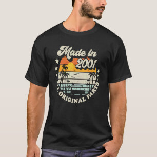 Camiseta Realizado En 2001 Todas Las Partes Originales Esti