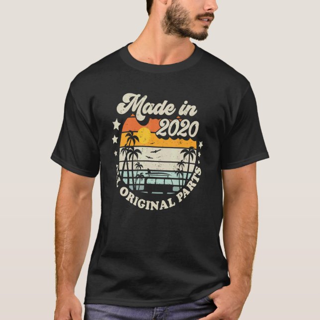 Camiseta Realizado En 2020 Todas Las Partes Originales De E (Anverso)