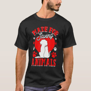 Camiseta Realizado Para Salvar Animales Vet Estudiante Vet 