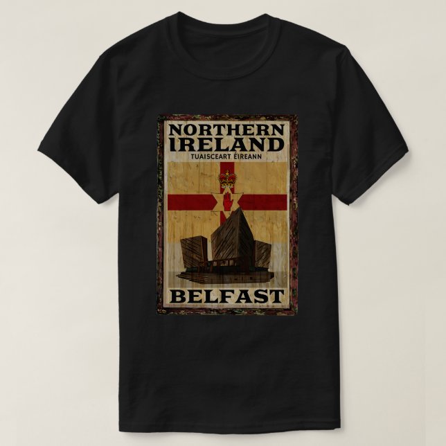 Camiseta realizar un viaje a Irlanda del Norte 1 (Diseño del anverso)