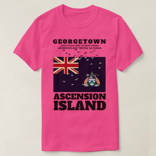 Camiseta realizar un viaje a la isla de Ascensión (Diseño del anverso)