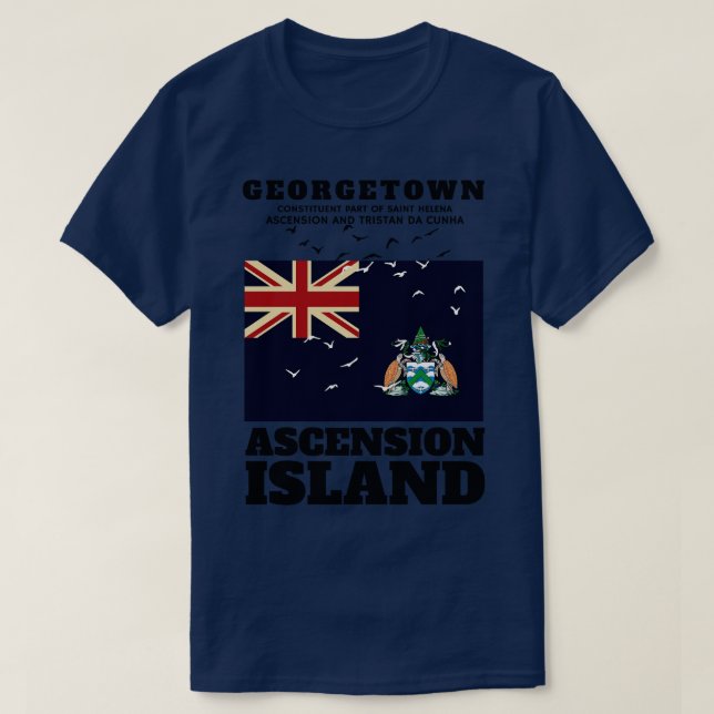 Camiseta realizar un viaje a la isla de Ascensión (Diseño del anverso)