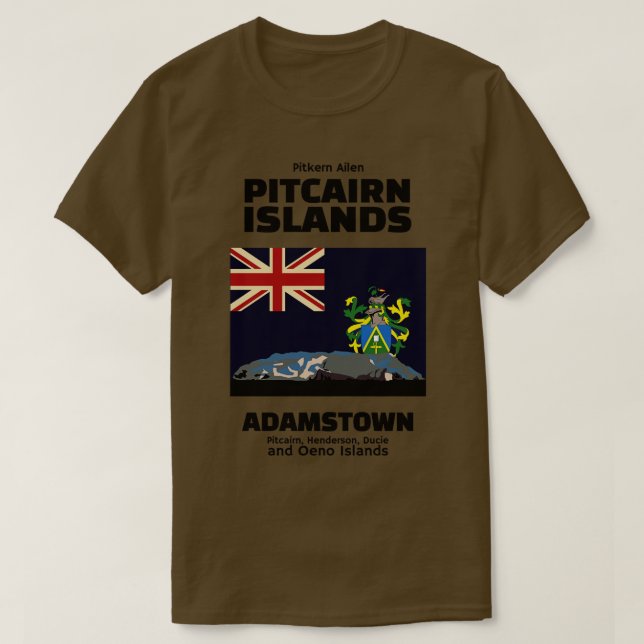 Camiseta realizar un viaje a las islas Pitcairn (Diseño del anverso)