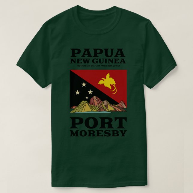 Camiseta realizar un viaje a Papúa Nueva Guinea (Diseño del anverso)