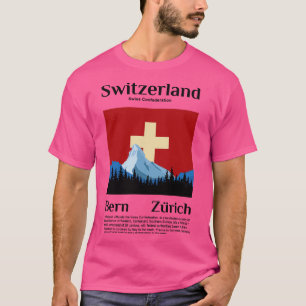 Camiseta realizar un viaje a Suiza