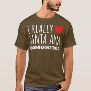 CAMISETA REALMENTE AMO (CORAZÓN) SANTA ANA CALIFORNIA