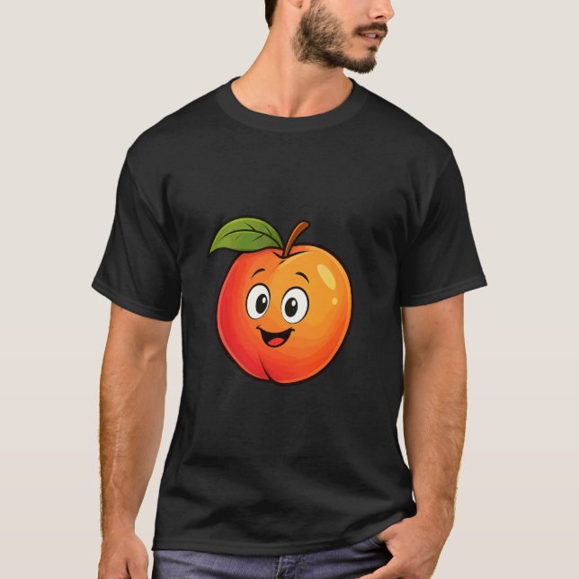 Camiseta Realmente amo las nectarinas - Fruta de nectarina  (Anverso)